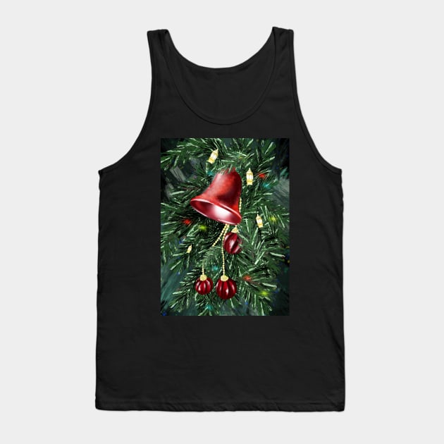 christmas Bell Tank Top by Keen_On_Colors